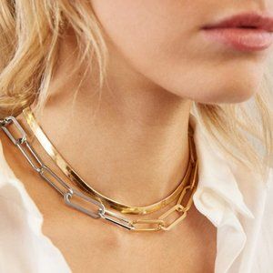 Baublebar Hera Two-Tone Necklace Gold Silver